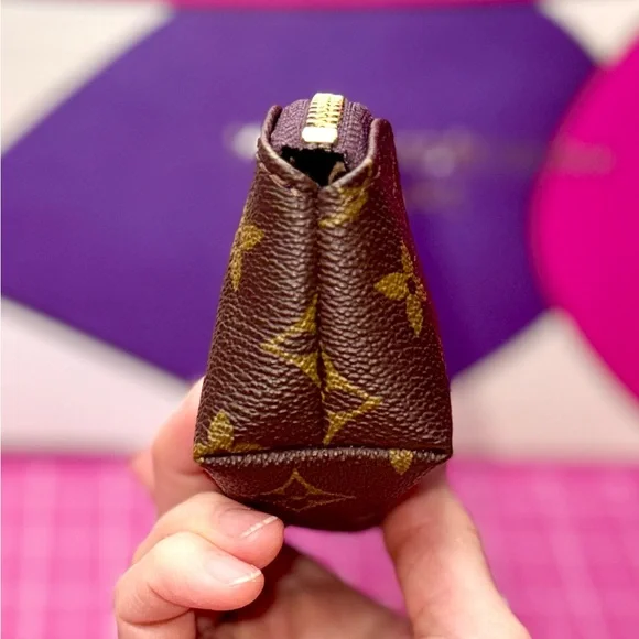 💖 LV Custom made Monogram Cosmetic Case utility pouch - Picture 12 of 13